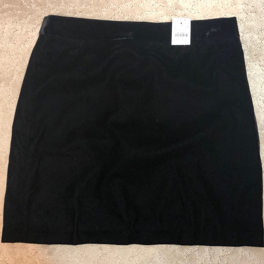 J. Crew Factory velvet skirt